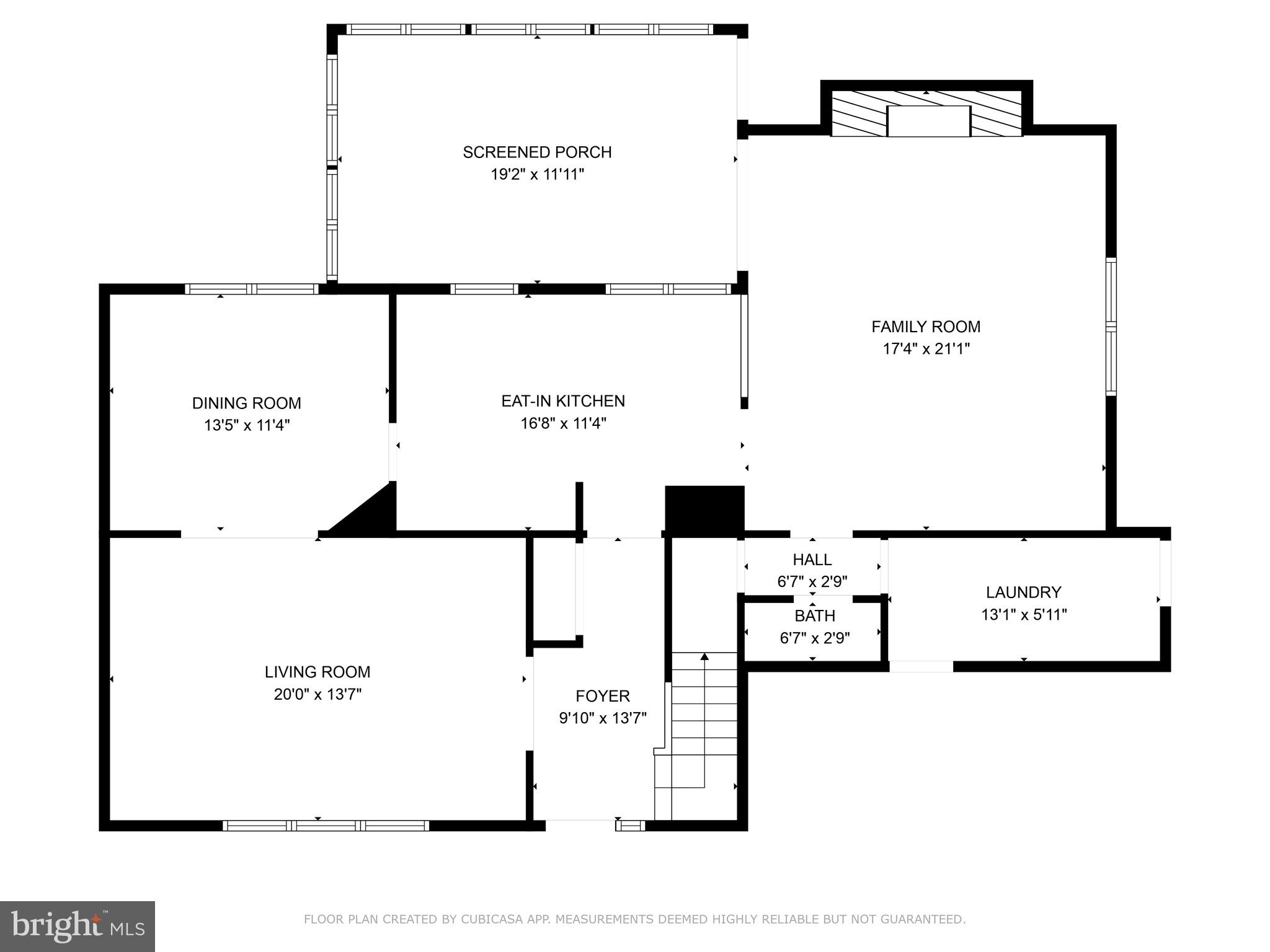 207 Crest Road Marlton, NJ 08053 - Photo 46 of 47 First Floor Floor Plan