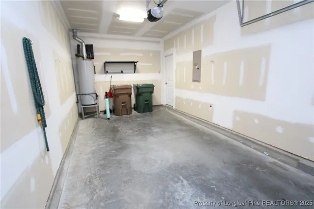 a view of balcony with wooden floor