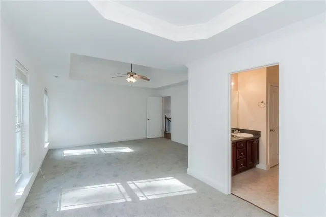 a view of an empty room with window