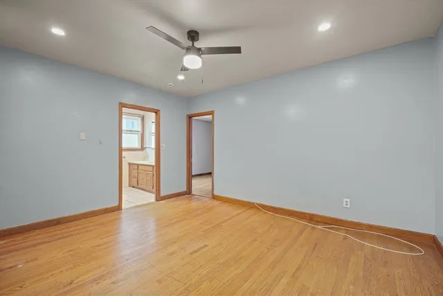 wooden floor in an empty room