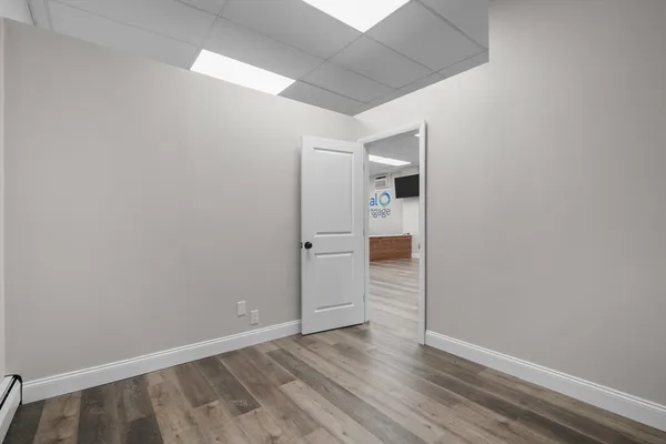 wooden floor in an empty room