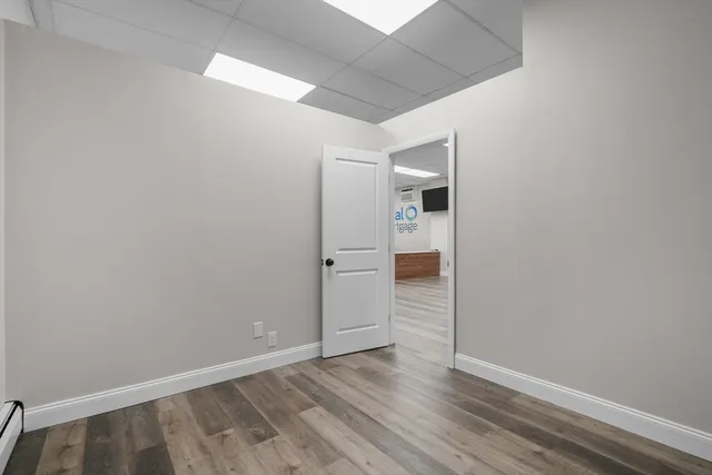 wooden floor in an empty room