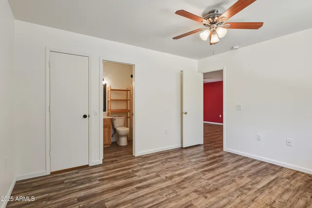 wooden floor in an empty room