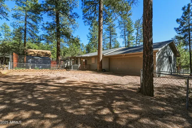 a view of back yard of the house