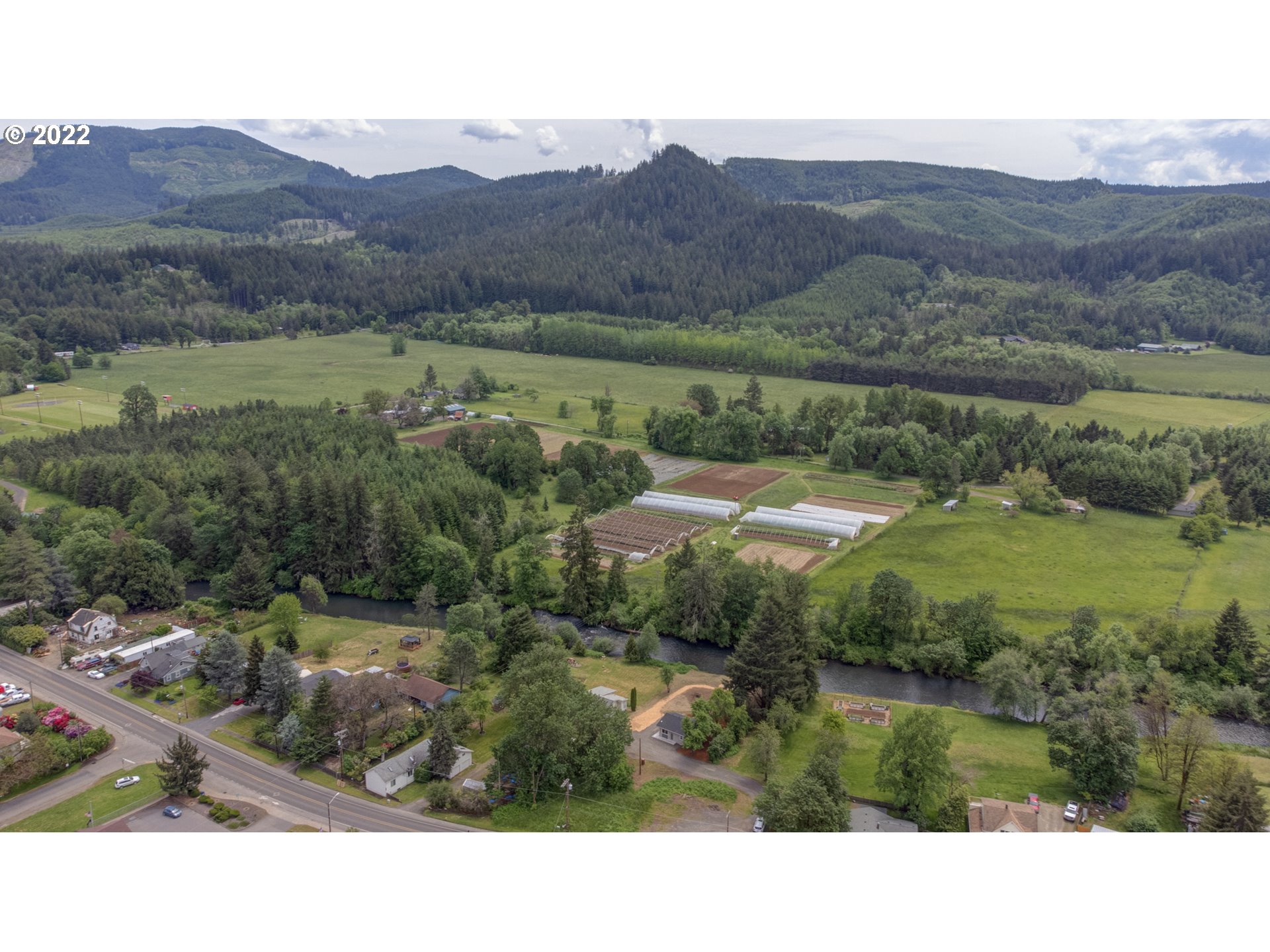 92143 Marcola Road Marcola, OR 97454 - Photo 27 of 27 a view of a lush green hillside and houses
