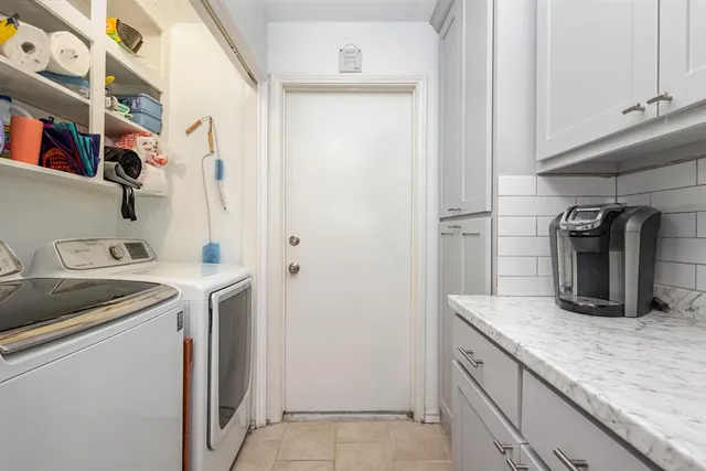 a view of storage and utility room