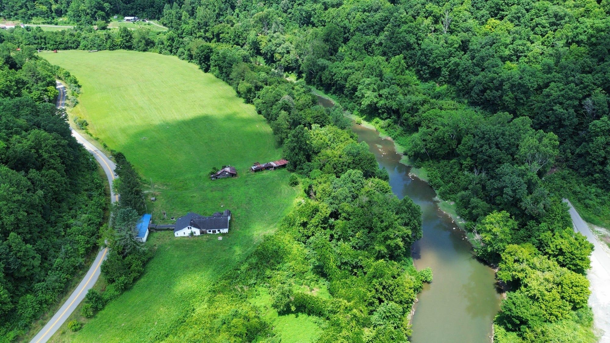 7292 Hode Road Warfield, KY 41267 - Photo 26 of 69 Tugg Fork - Aerial of Property