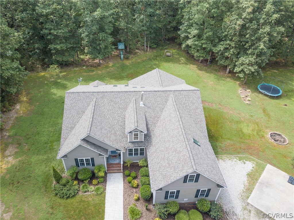 4625 Treely Road Chester, VA 23831 - Photo 42 of 50 an aerial view of a house with a yard