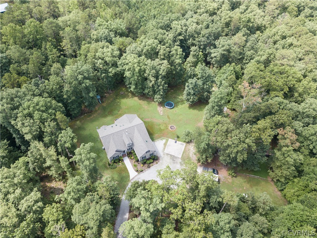 4625 Treely Road Chester, VA 23831 - Photo 45 of 50 an aerial view of a house with a yard