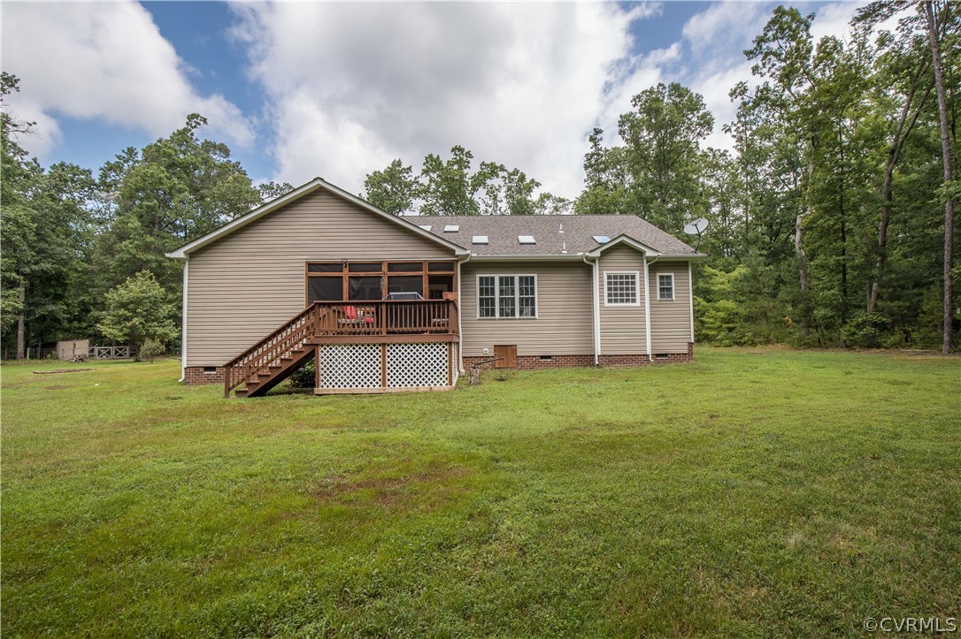 4625 Treely Road Chester, VA 23831 - Photo 7 of 50 a view of a house with a backyard