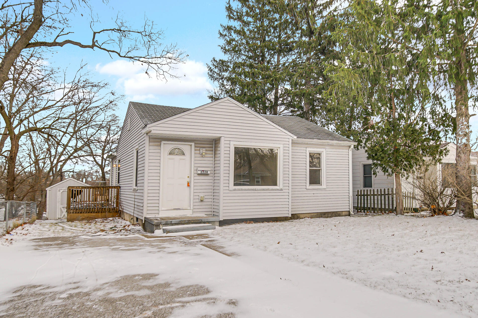 2228 Riverside Drive Lake Station, IN 46405 - Photo 22 of 22 a front view of a house with a yard