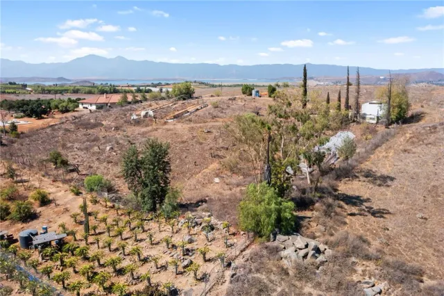 a view of lake with mountain