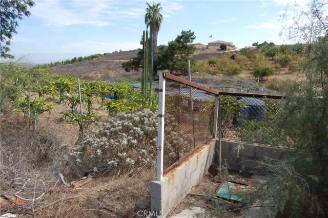 a backyard of a house