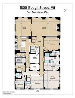 $3,995,000 | 1800 Gough Street, Unit 5, San Francisco, CA 94109