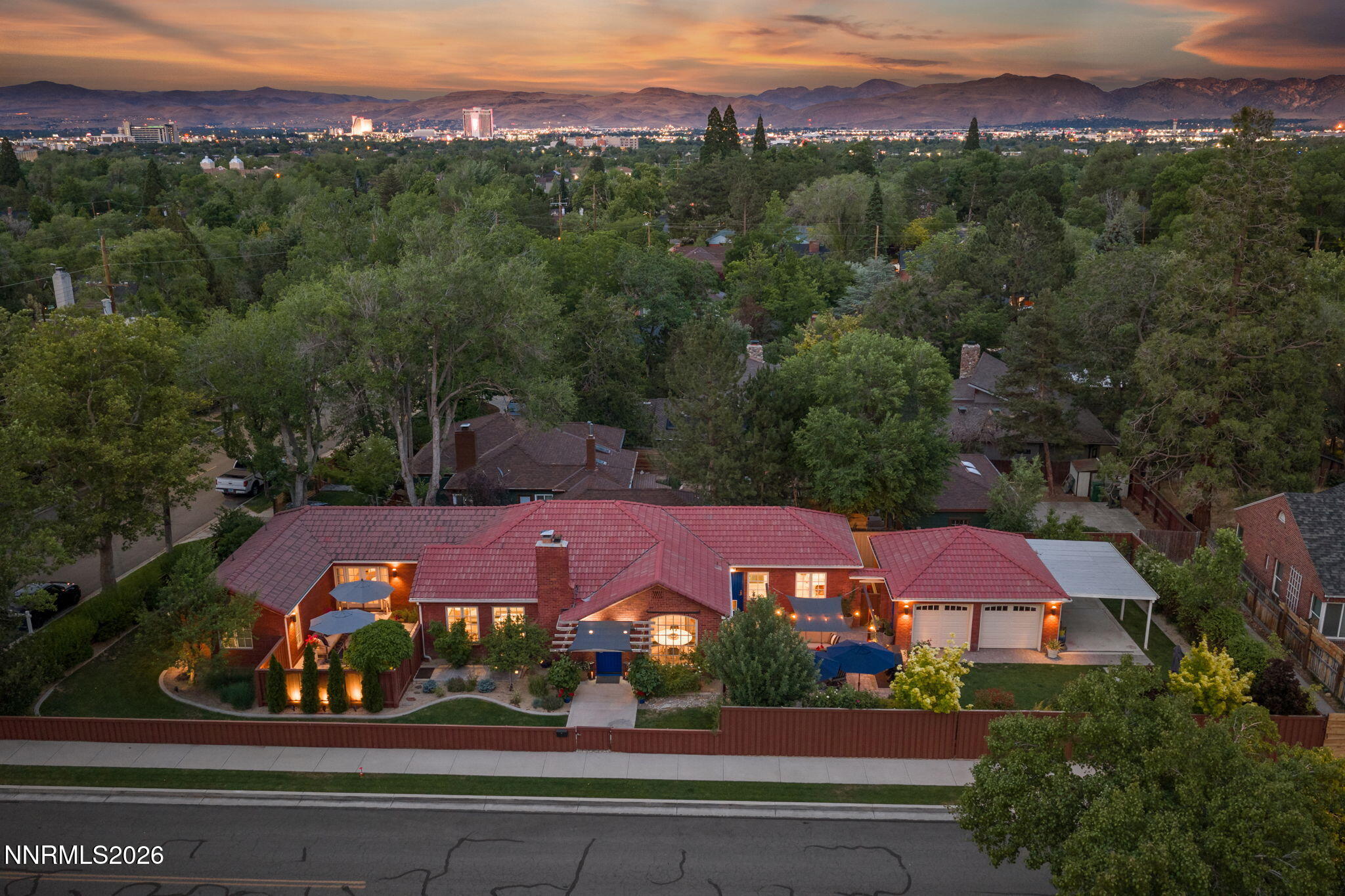 210 Bret Harte Avenue Reno, NV 89509 - Photo 2 of 40 an aerial view of house with swimming pool