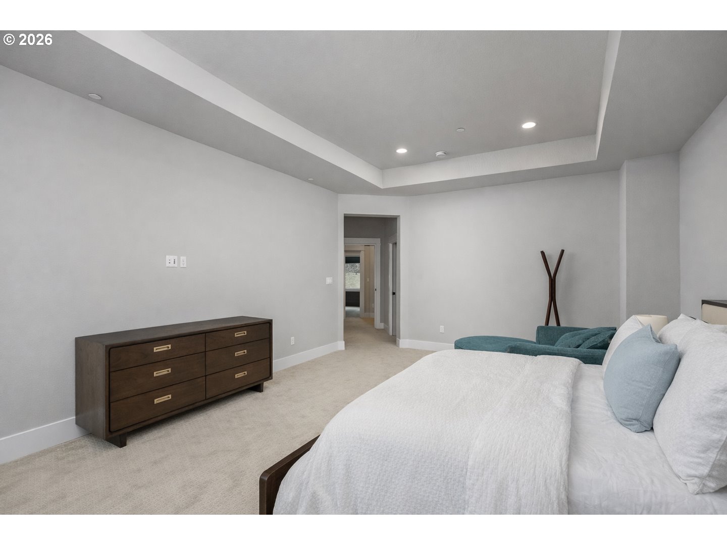 4010 Northwest 62nd Circle Camas, WA 98607 - Photo 20 of 46 a bedroom with a bed and a lamp