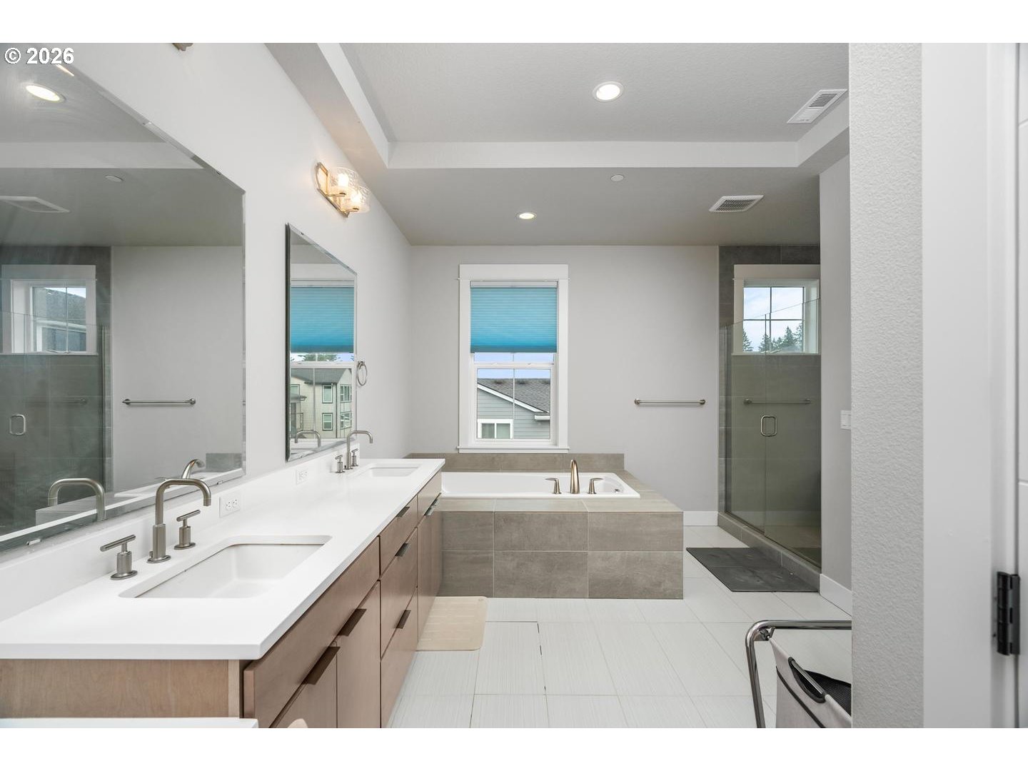 4010 Northwest 62nd Circle Camas, WA 98607 - Photo 21 of 46 a en suite bathroom with a sink double vanity and mirror