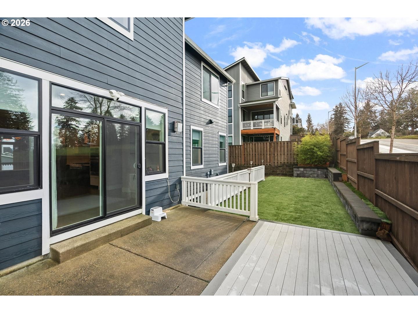 4010 Northwest 62nd Circle Camas, WA 98607 - Photo 37 of 46 a view of backyard with barbeque grill and wooden fence