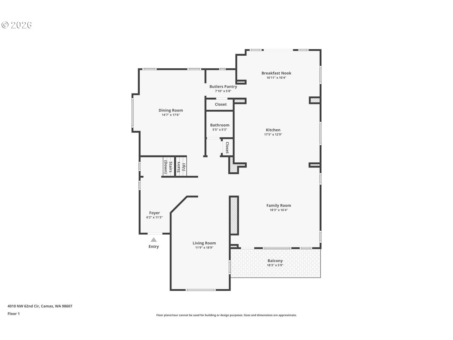 4010 Northwest 62nd Circle Camas, WA 98607 - Photo 45 of 46 a picture of a floor plan