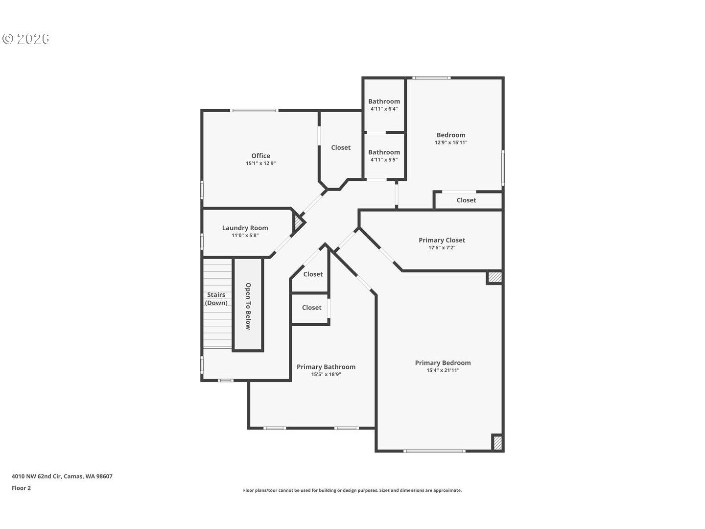 4010 Northwest 62nd Circle Camas, WA 98607 - Photo 46 of 46 a picture of a floor plan