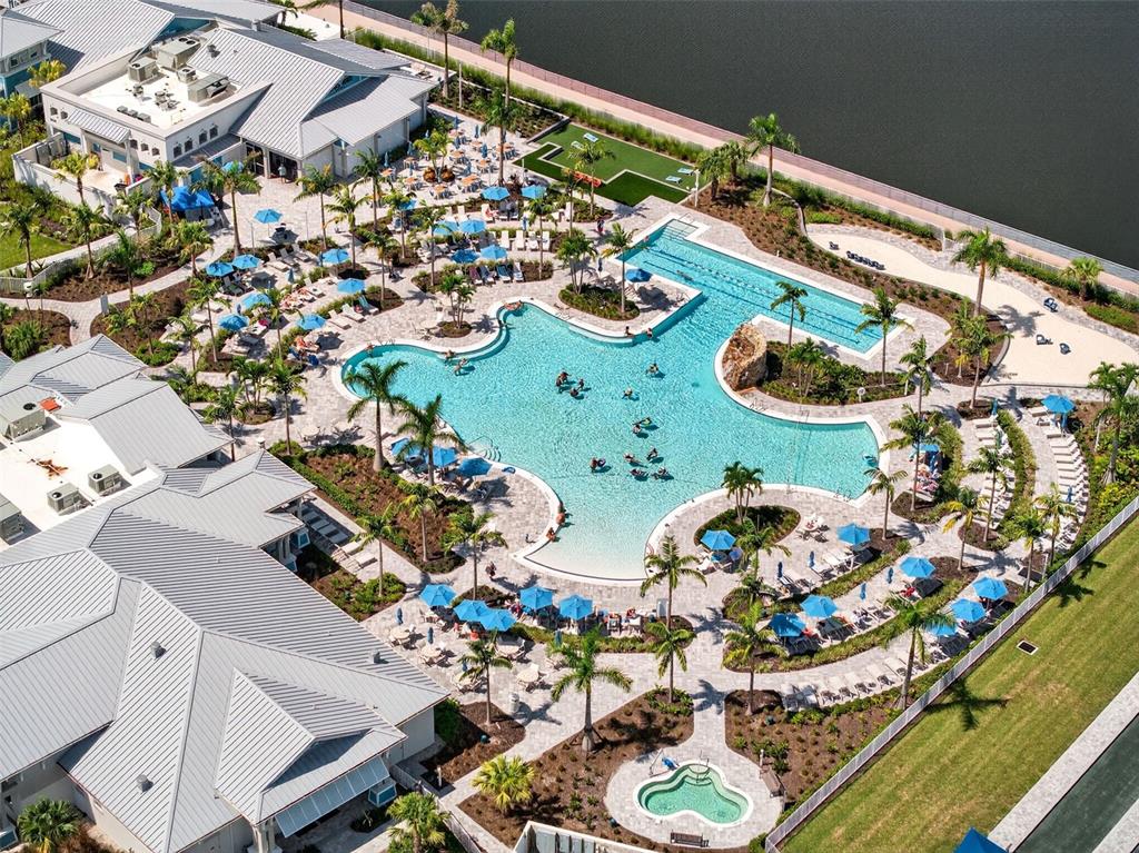 26532 Key Sands Street Englewood, FL 34223 - Photo 81 of 97 an aerial view of a house swimming pool patio and outdoor seating