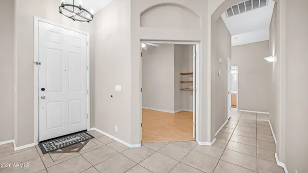a view of an empty room