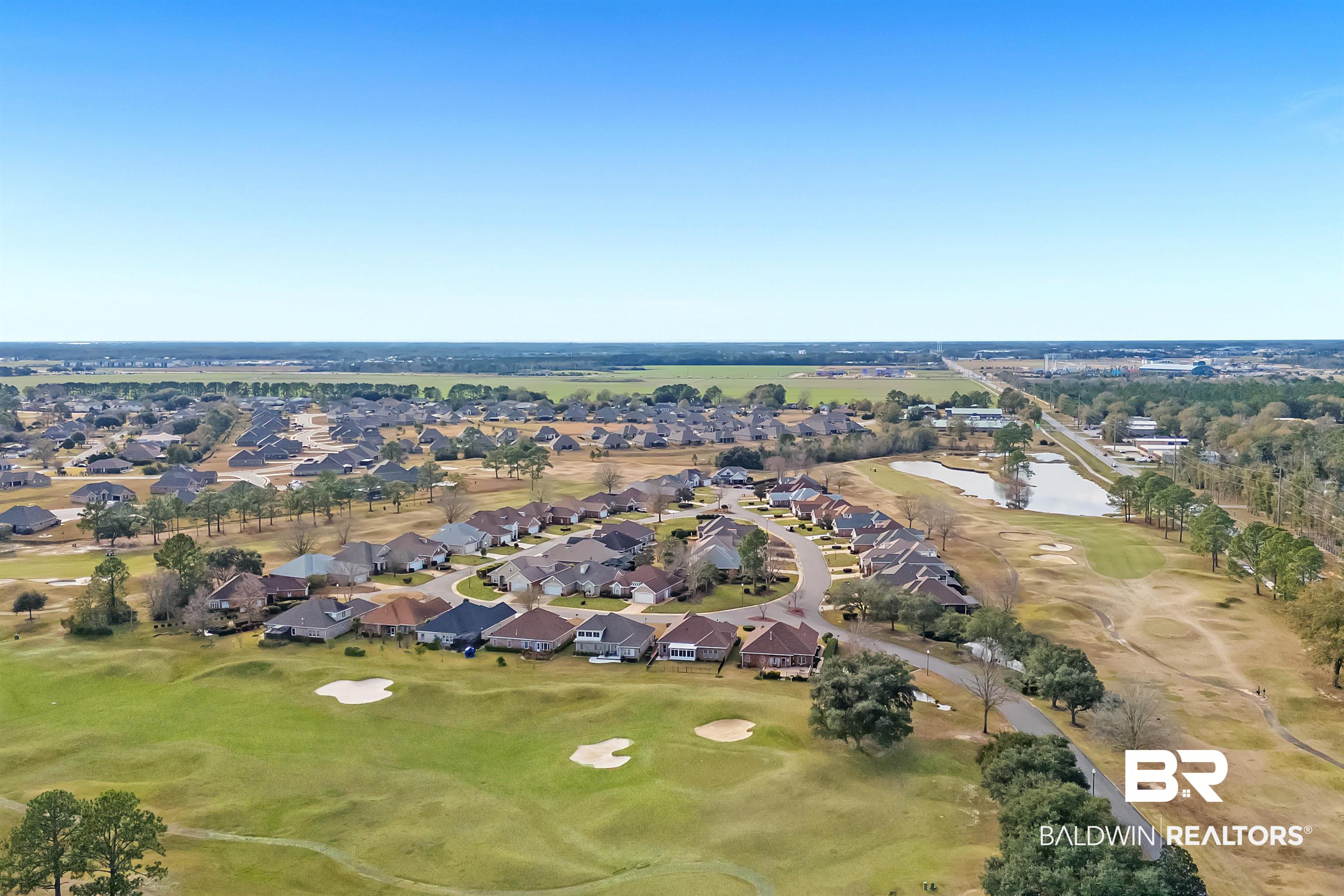 22726 Inverness Way Foley, AL 36535 - Photo 46 of 51 Aerial view with a water view