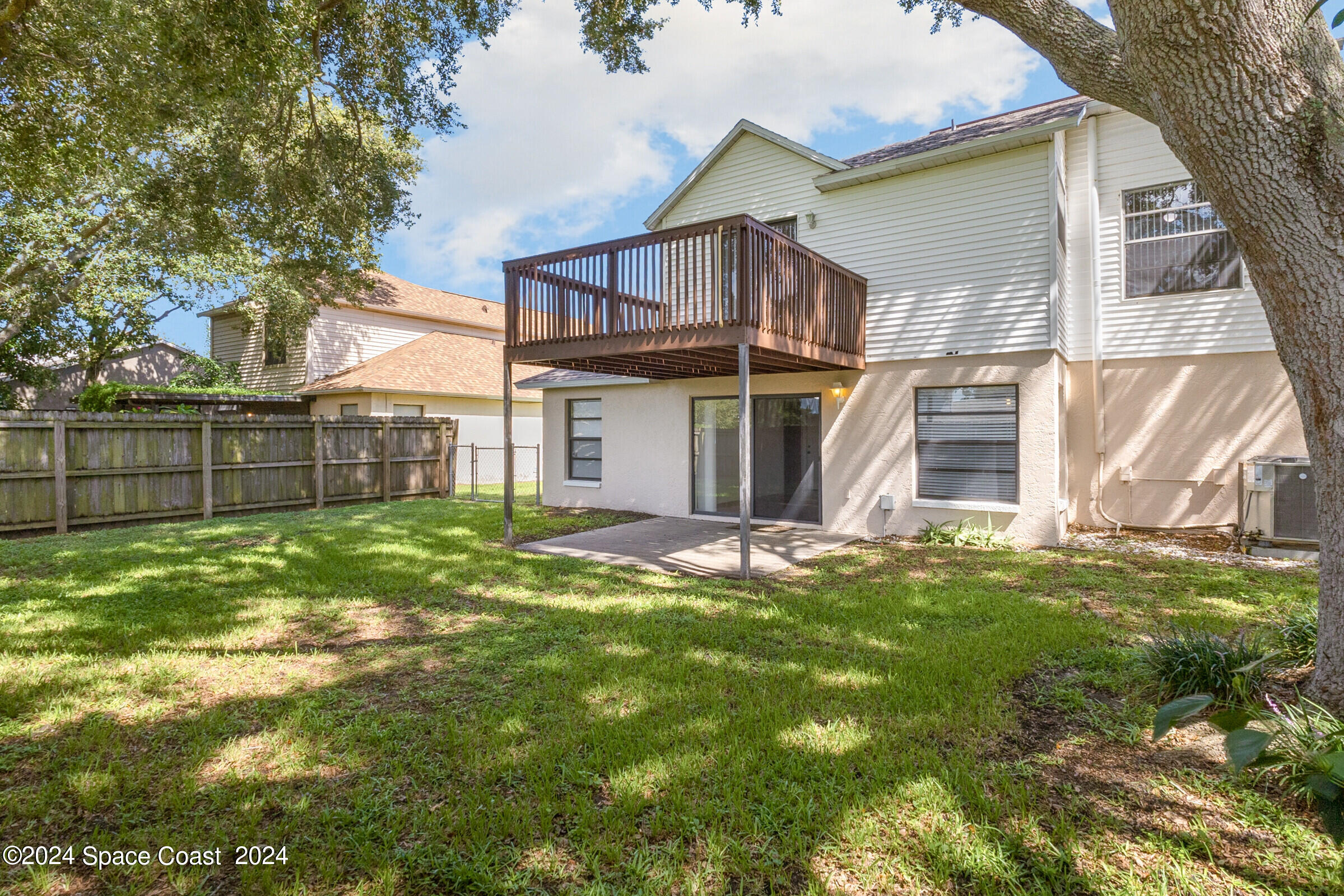 1680 Clover Circle Melbourne, FL 32935 - Photo 37 of 37 Shaded Backyard