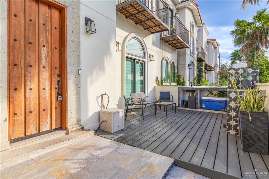 915 Santa Lucia Street Mission, TX 78572 - Photo 3 of 23 View of wooden terrace