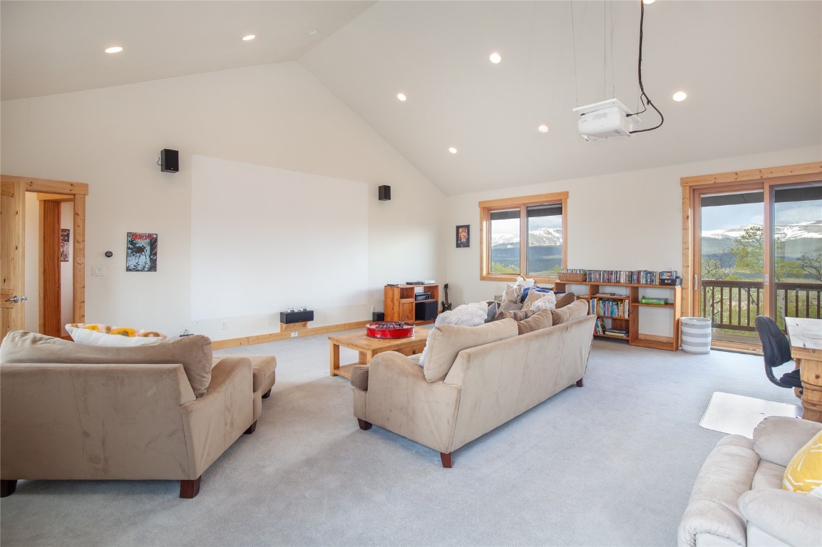 301 Polaris Road Fairplay, CO 80440 - Photo 18 of 35 a living room with furniture and a large window