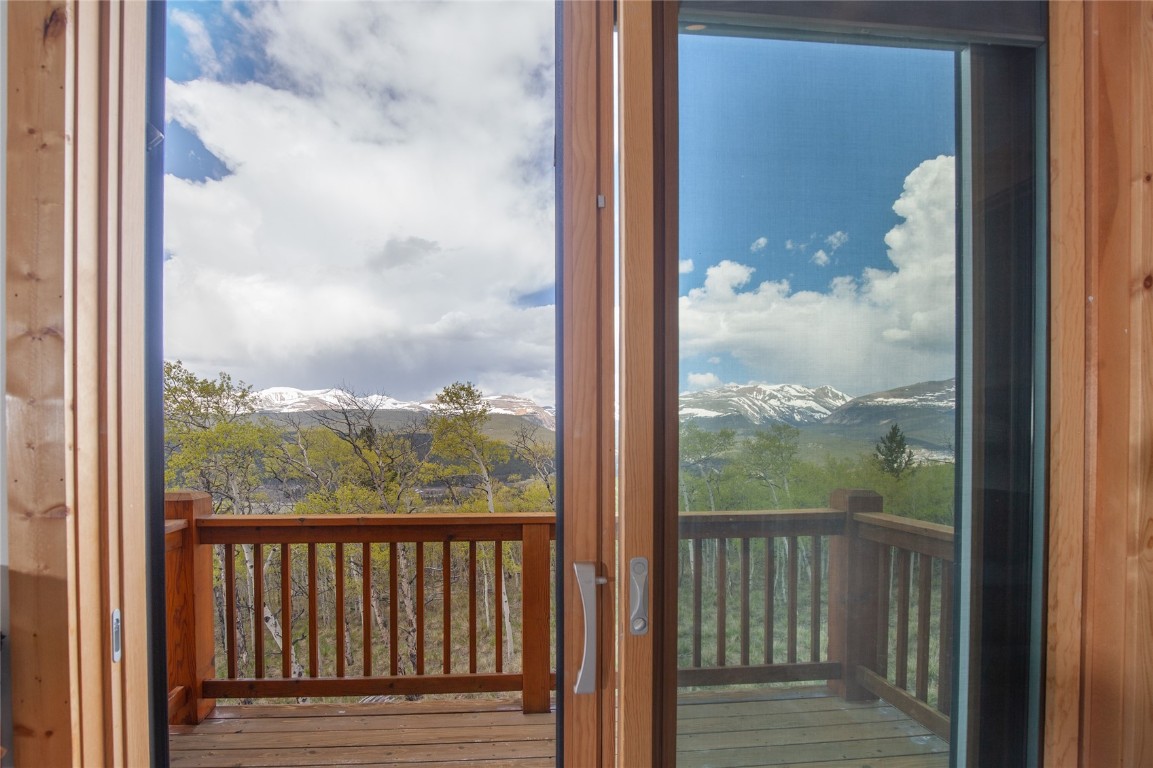 301 Polaris Road Fairplay, CO 80440 - Photo 24 of 35 a view of a glass door from a window
