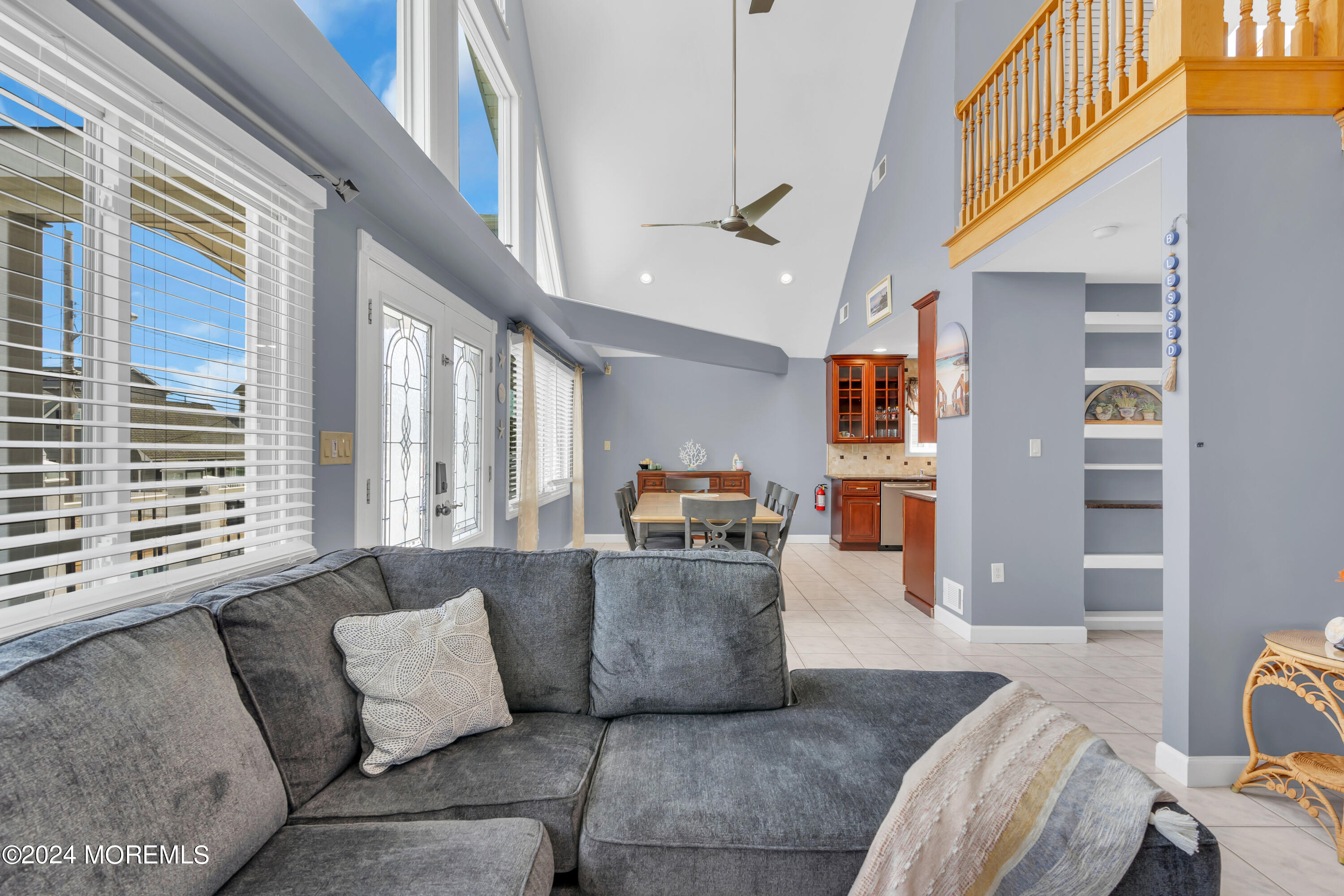 117 Harding Avenue Seaside Heights, NJ 08751 - Photo 5 of 28 a living room with furniture and a large window
