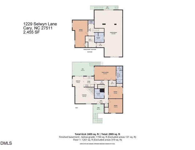 $489,000 | 1229 Selwyn Lane, Cary, NC 27511