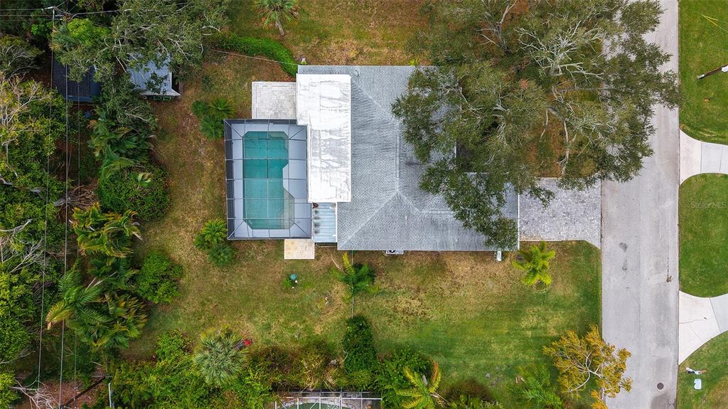 1523 84th Street Northwest Bradenton, FL 34209 - Photo 40 of 48 an aerial view of a house with pool yard swimming pool and outdoor seating