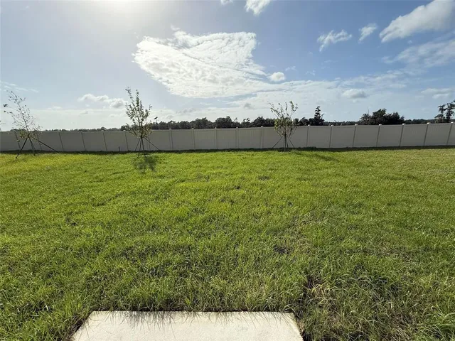 a view of an outdoor space and mountain view