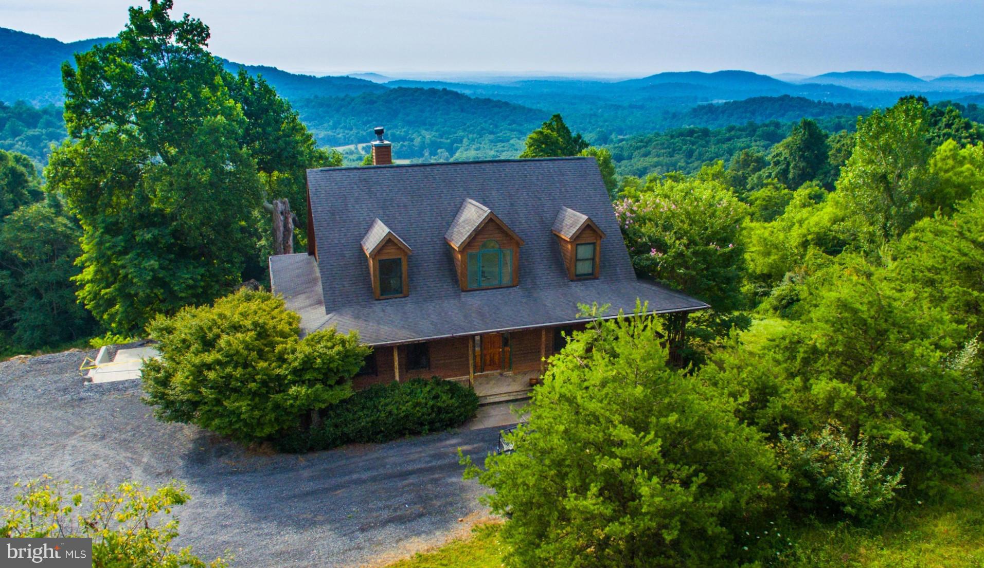 4615 Remount Road Huntly, VA 22640 - Photo 24 of 30 an aerial view of a house with an outdoor space