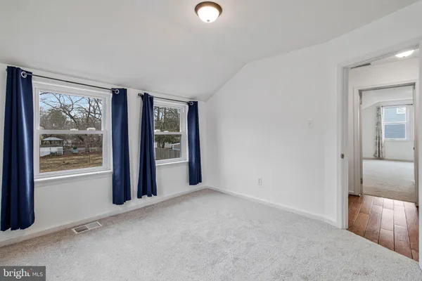 a view of empty room