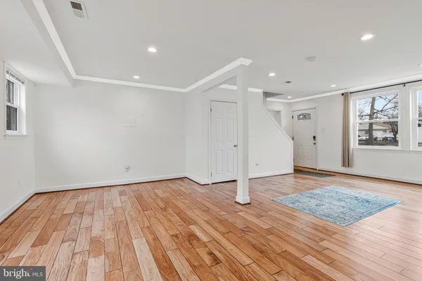a view of an empty room