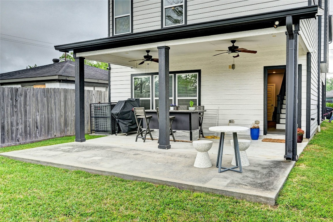 8419 Observatory Street Houston, TX 77088 - Photo 38 of 47 Covered Patio