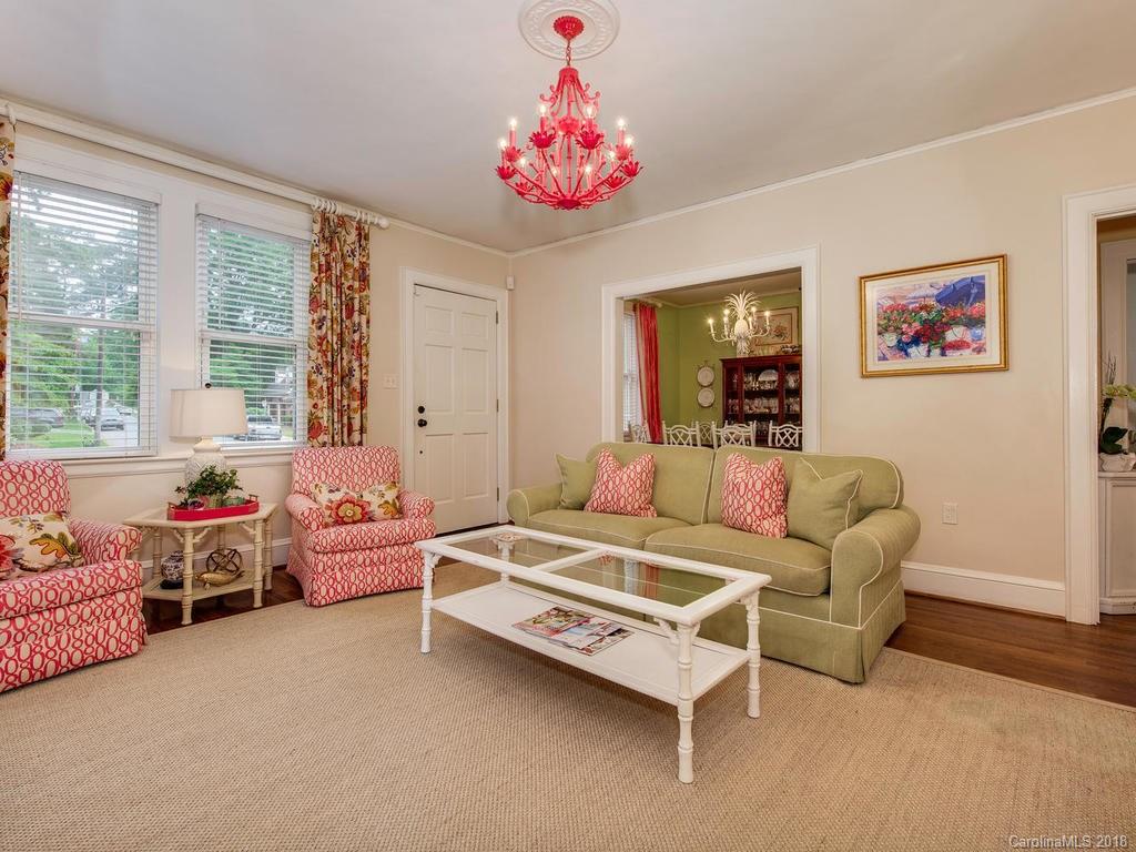 2174 Colony Road Charlotte, NC 28209 - Photo 5 of 24 a bedroom with furniture and a large window