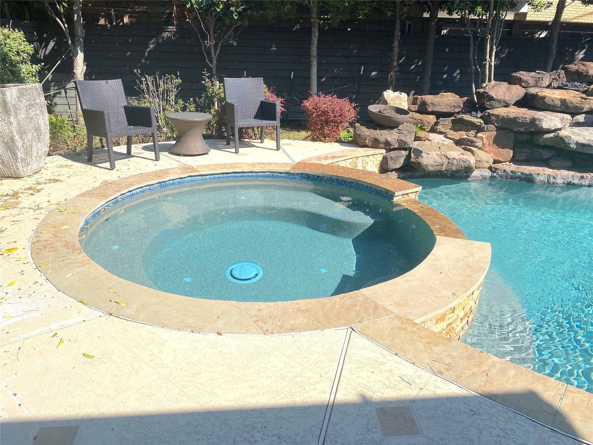 4642 Devon Street Houston, TX 77027 - Photo 34 of 39 a view of swimming pool with seating space