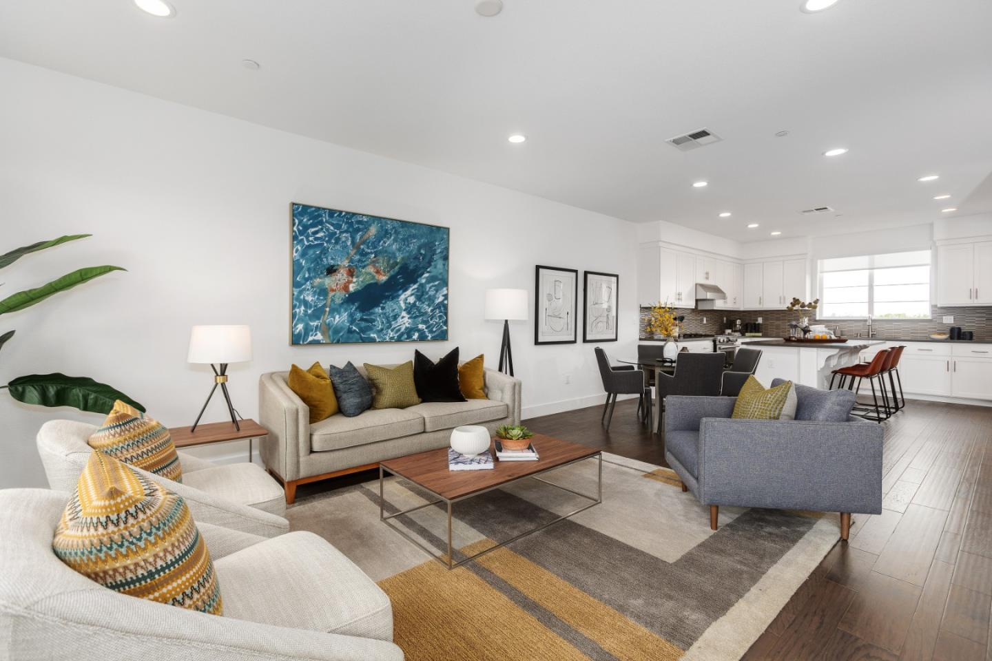 142 Cue Way Hayward, CA 94544 - Photo 14 of 24 a living room with furniture kitchen view and a table