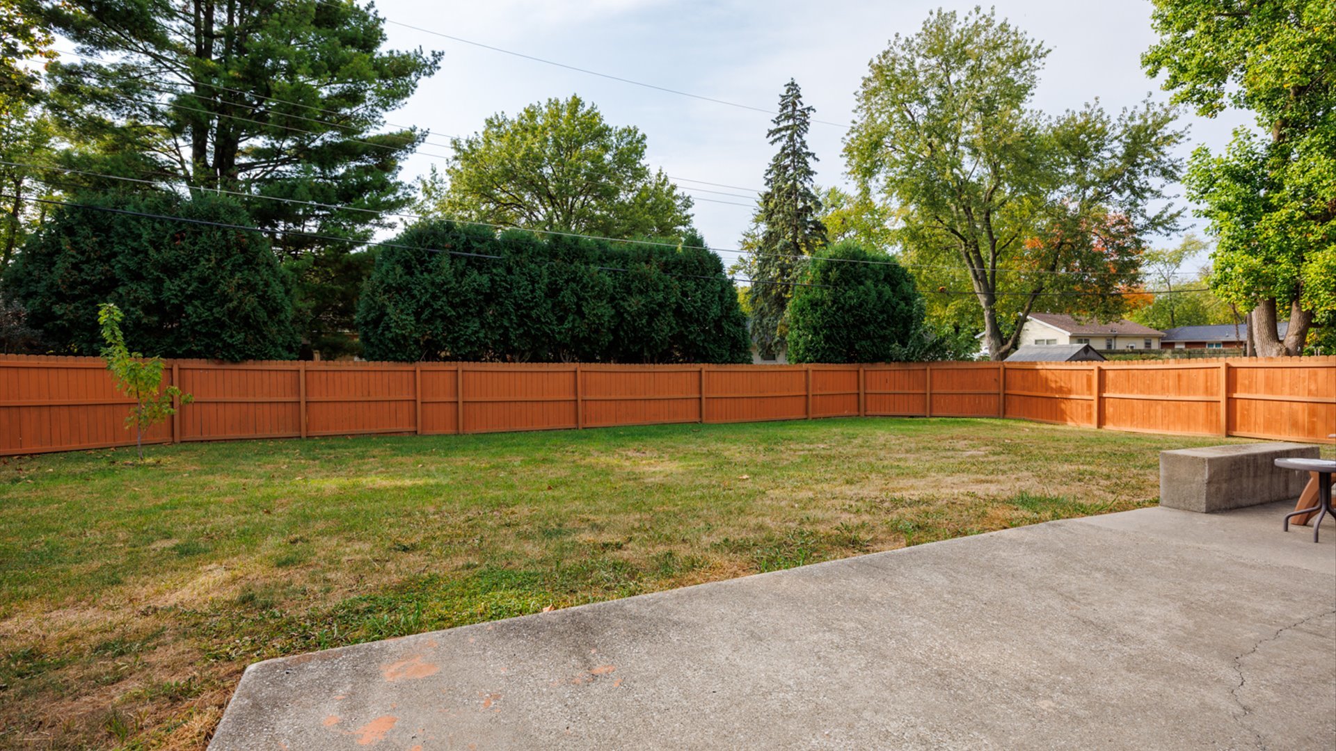 407 Tilden Place Normal, IL 61761 - Photo 46 of 49 a view of backyard with wooden fence