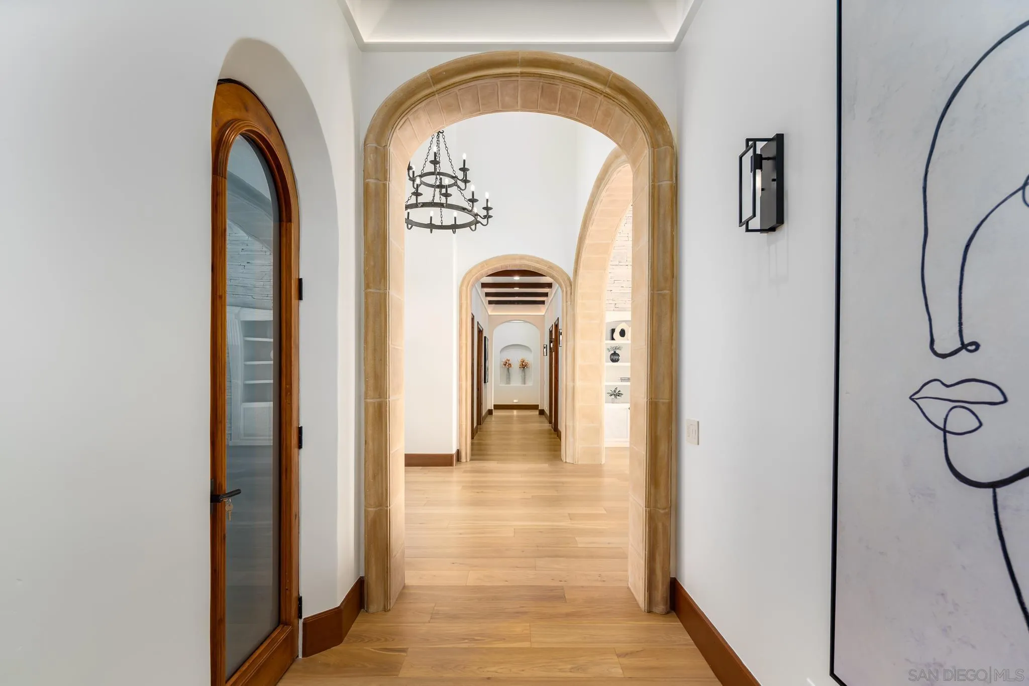 8415 Run Of The Knolls Court San Diego, CA 92127 - Photo 30 of 39 a view of water heater room with wooden floor
