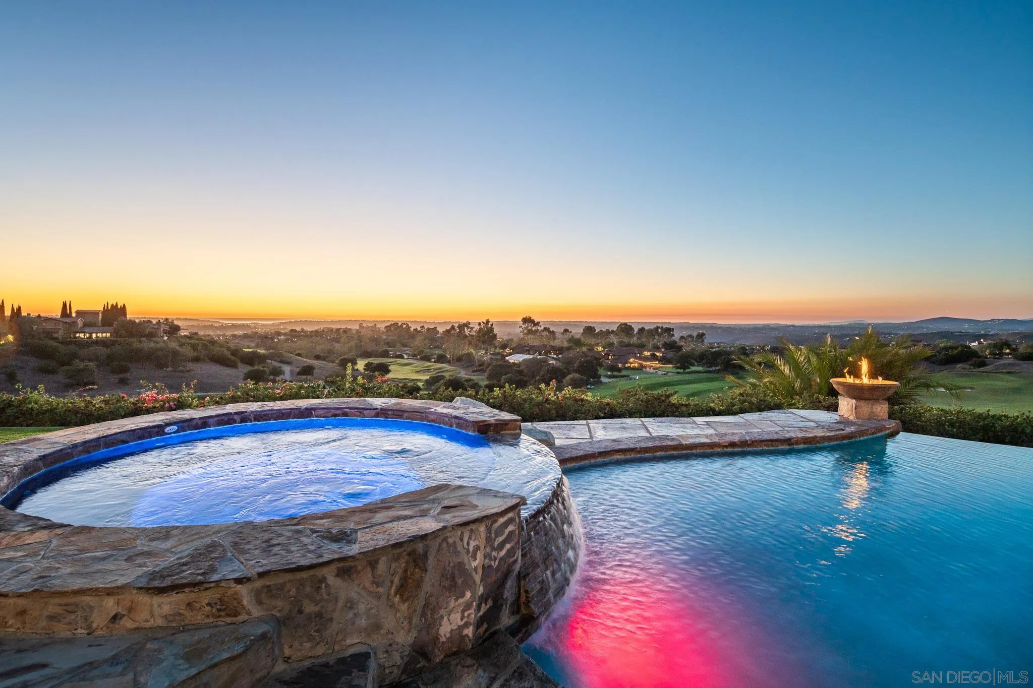 8415 Run Of The Knolls Court San Diego, CA 92127 - Photo 3 of 39 a view of swimming pool with mountain view