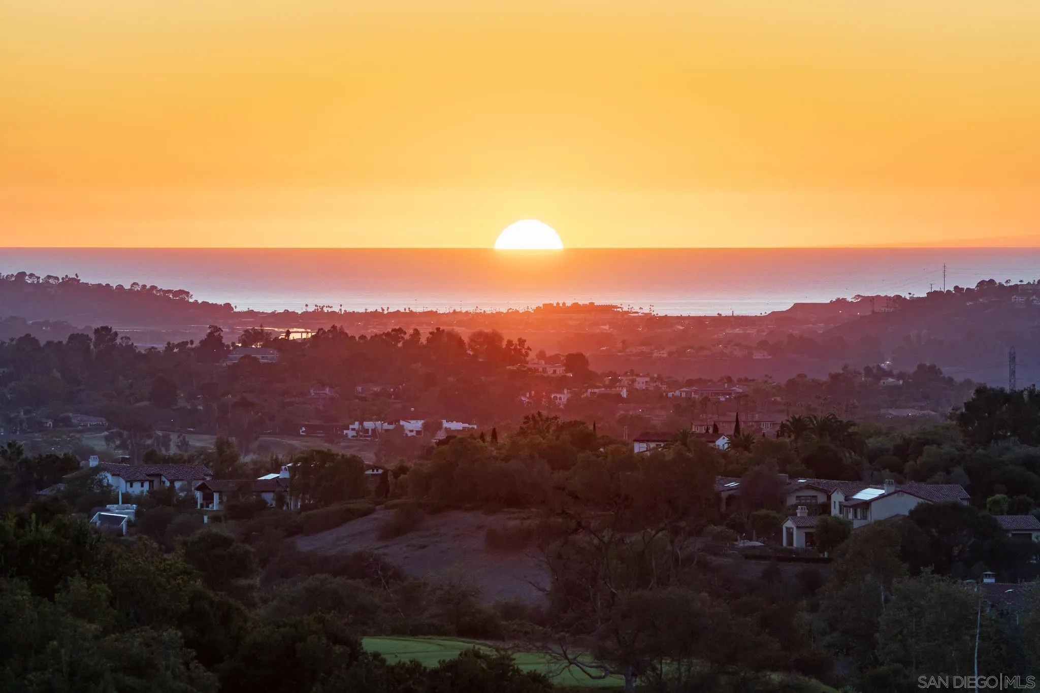 8415 Run Of The Knolls Court San Diego, CA 92127 - Photo 38 of 39 an aerial view of residential house and green space