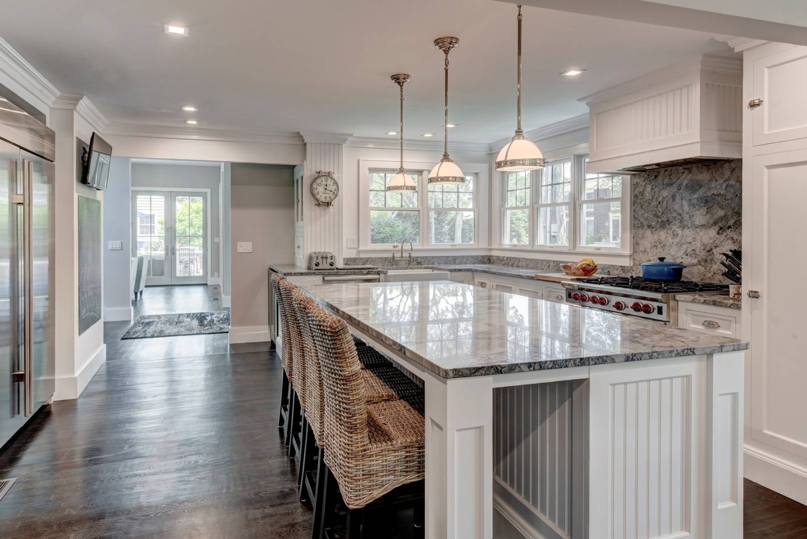 26 Wireless Road East Hampton, NY 11937 - Photo 4 of 13 a dining table with chairs and wooden floor