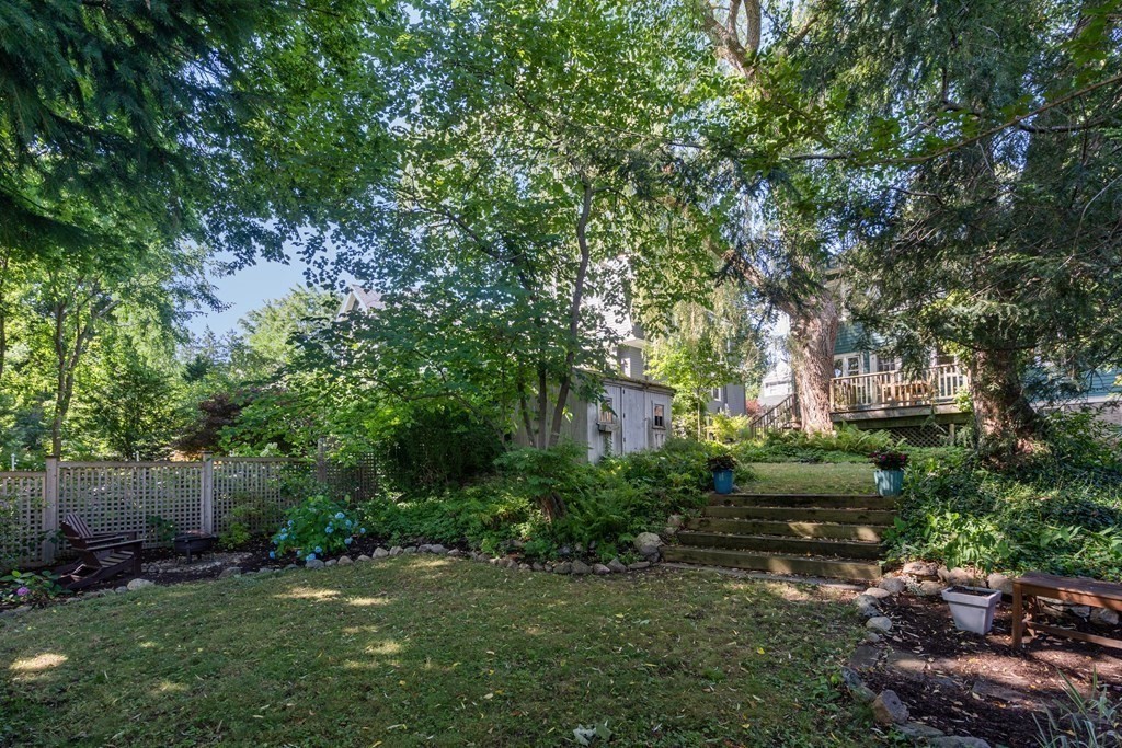 98 Hillside Avenue Arlington, MA 02476 - Photo 34 of 36 a view of backyard with green space