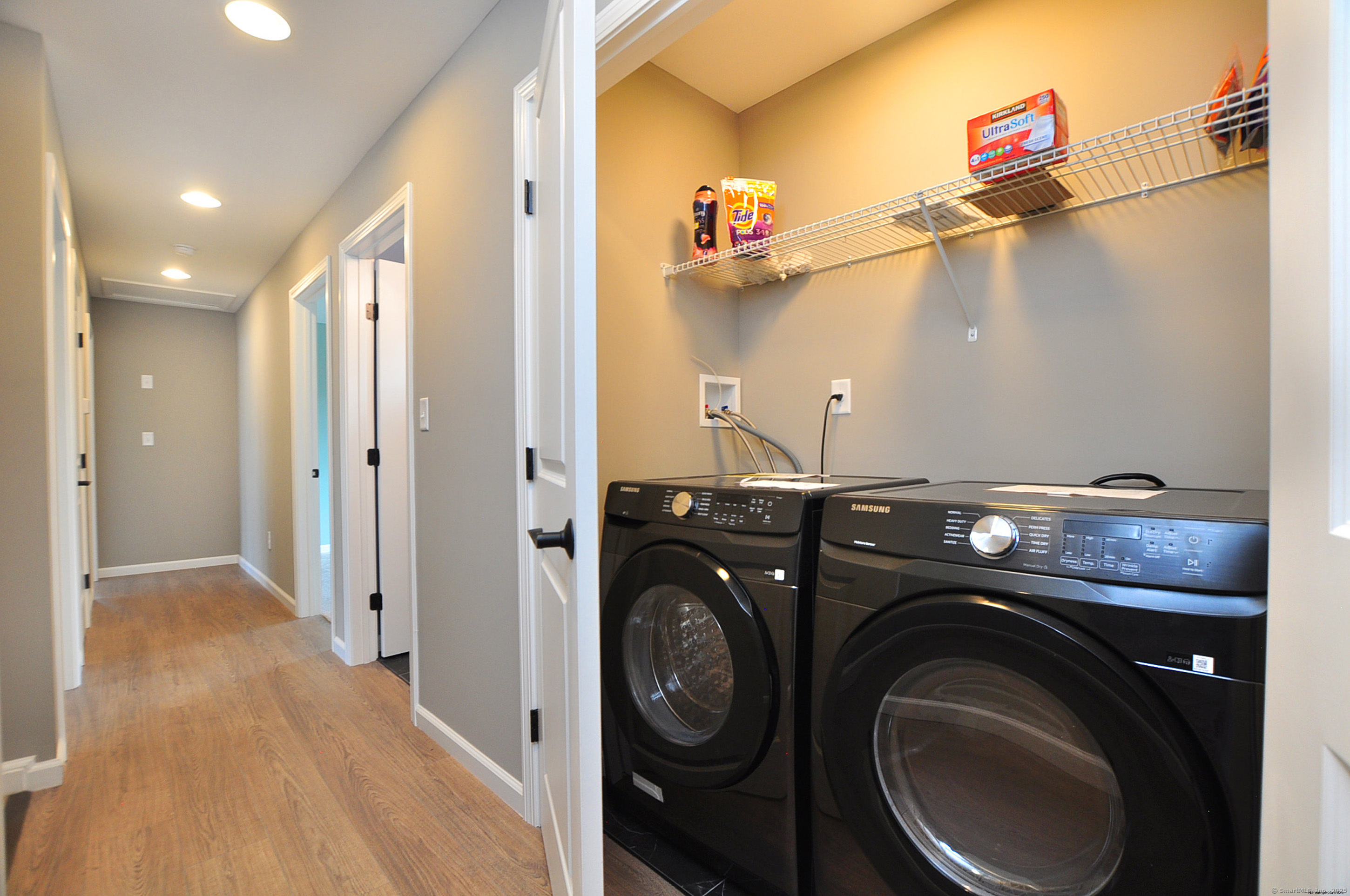 34 West River Road East Windsor, CT 06088 - Photo 27 of 31 a view of storage and utility room with washer and dryer