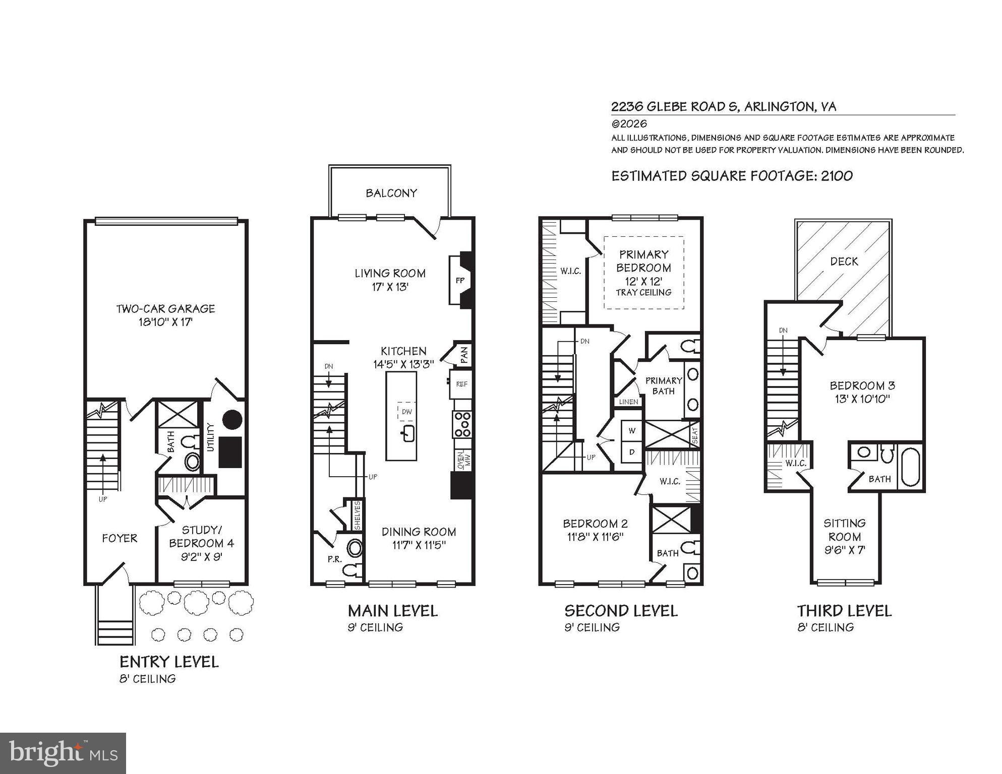 2236 South Glebe Road Arlington, VA 22204 - Photo 23 of 23 Floor Plan